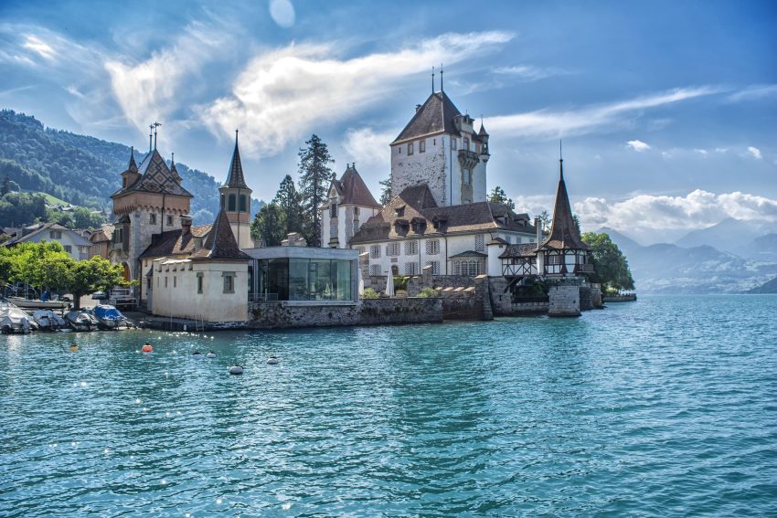 Castle, Oberhofen, Switzerland