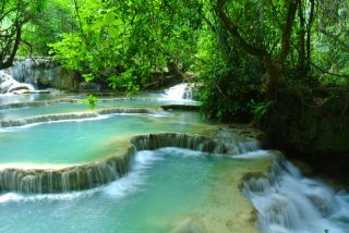 Waterfall in Laos