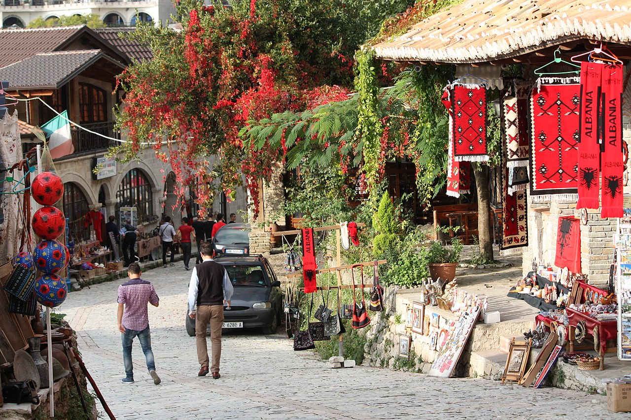 Bazaar In Kruje
