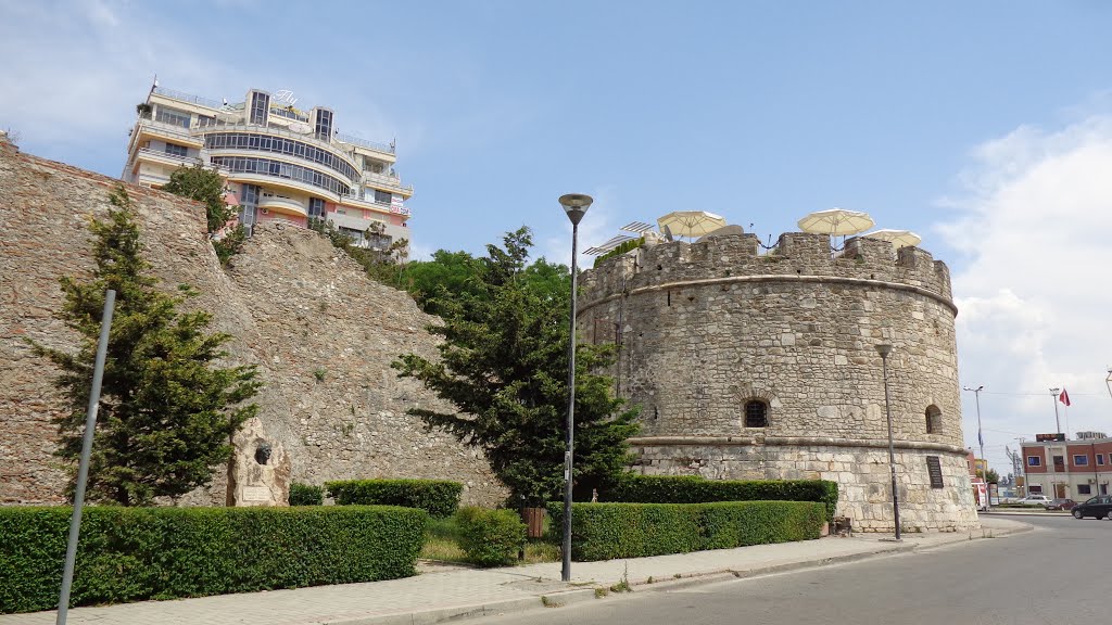 Durres Castle Ventian Tower Albania Profile