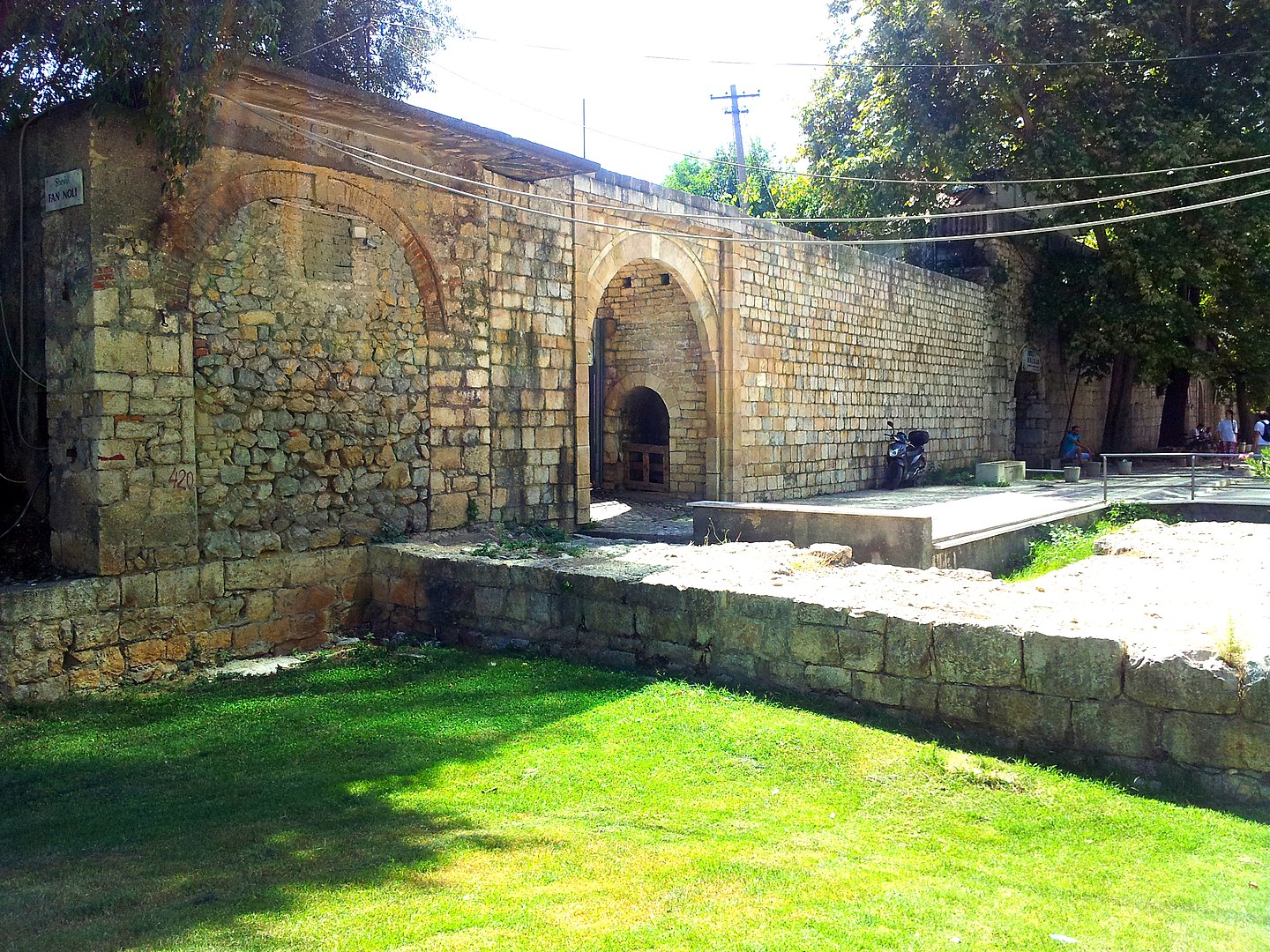 Fortress Of Justinian Tirana Albania Side View
