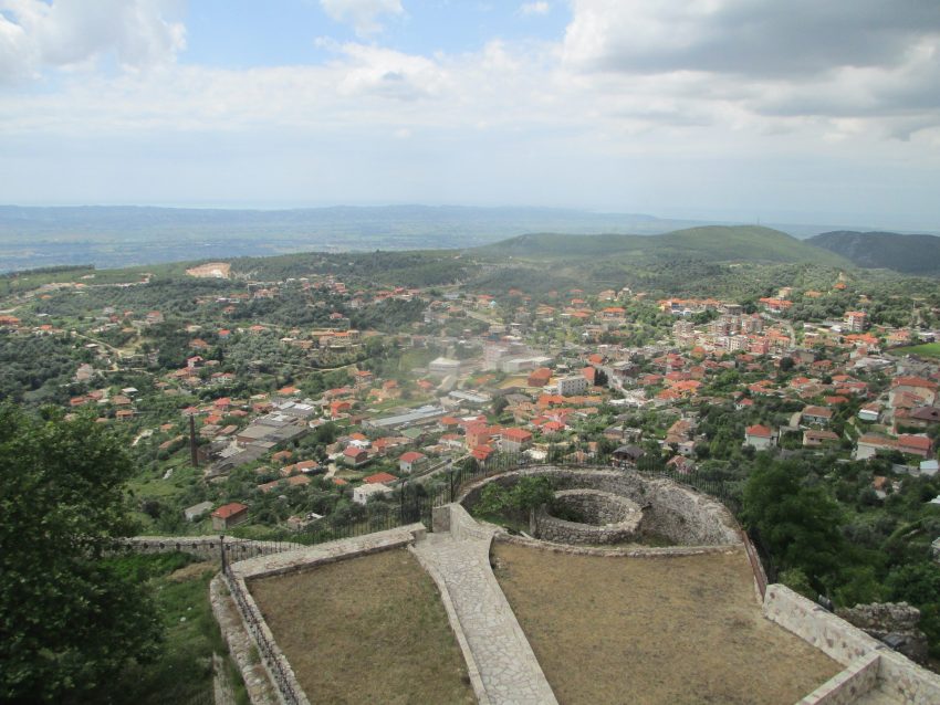 Kruje from Kruje Castle