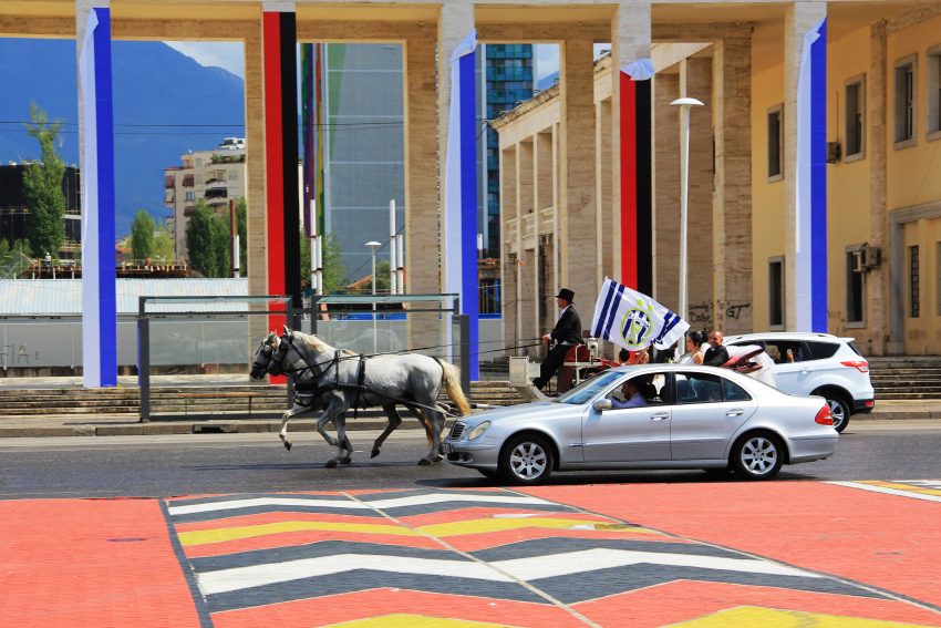 Mother Terasa Square Tirana Albania