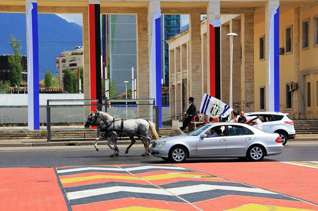 Mother Terasa Square Tirana Albania