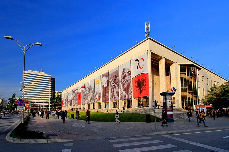 Palace Of Culture Tirana Albania