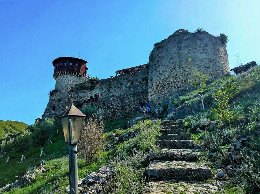 Walk to Petrella Castle Albania