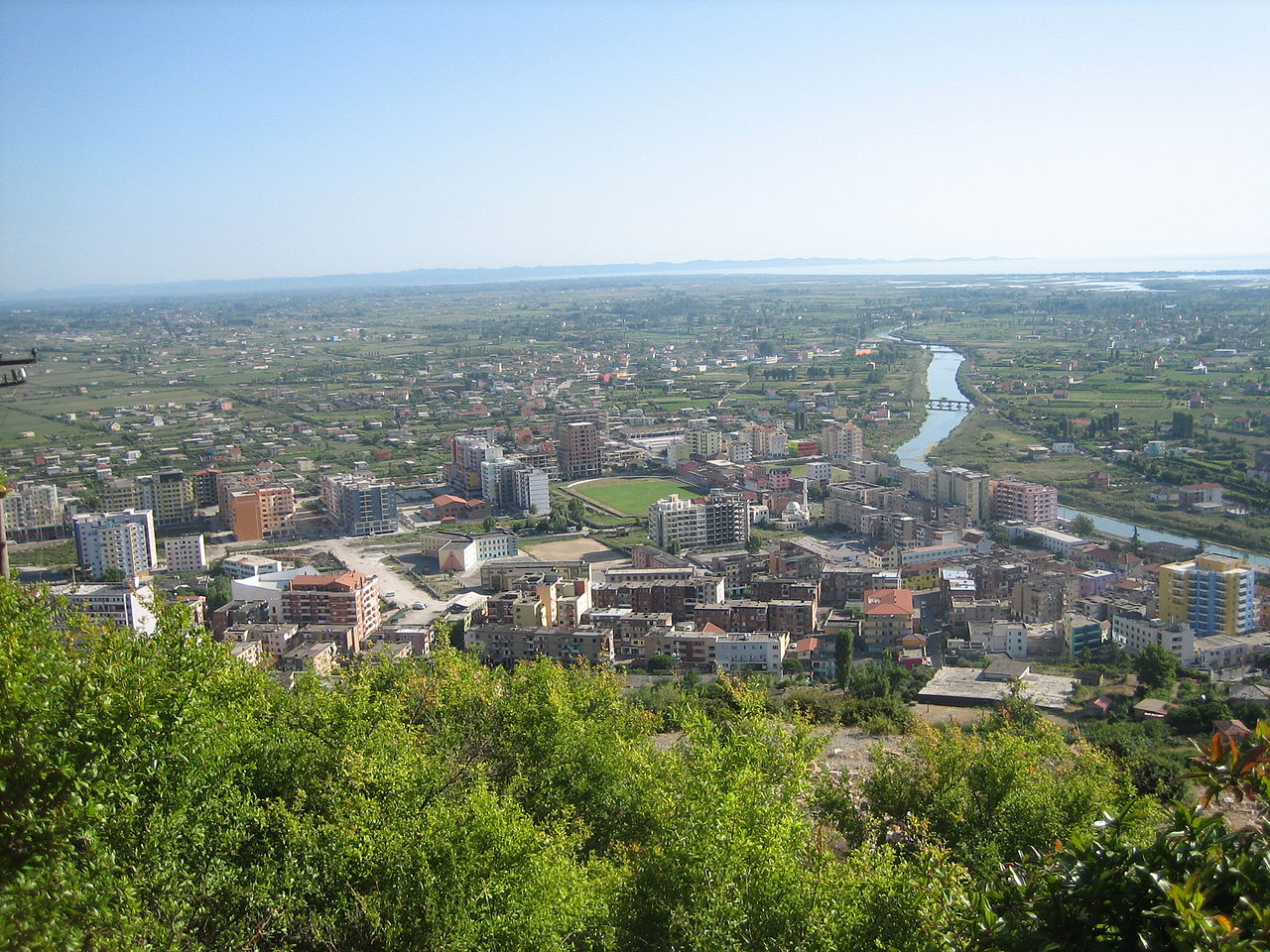 View Of Lezhe Albania