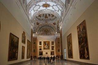 Interior of Museum of Fine Arts of Seville