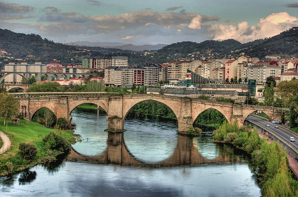 Roman Bridge Ourense Spain