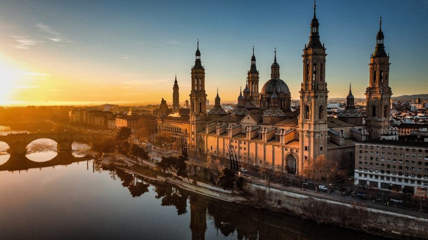 View of Mosque in Zaragoza