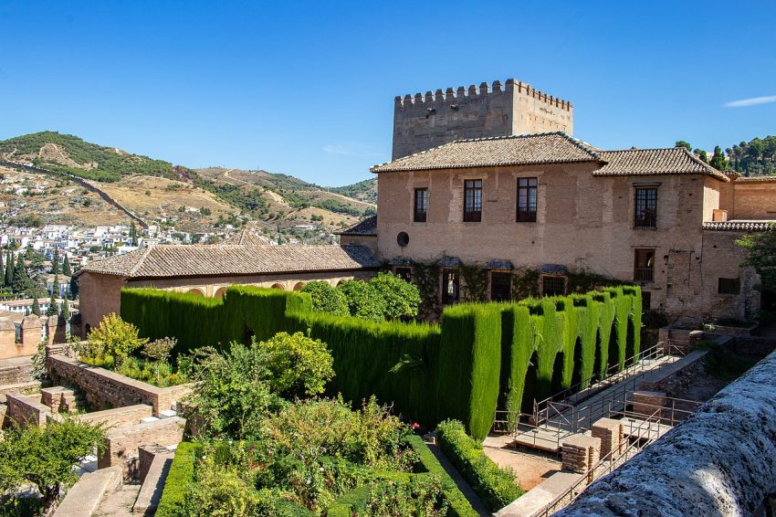 Patio de Machuca , Palace of Mexuar, Palacio Nazaries, Alhambra
