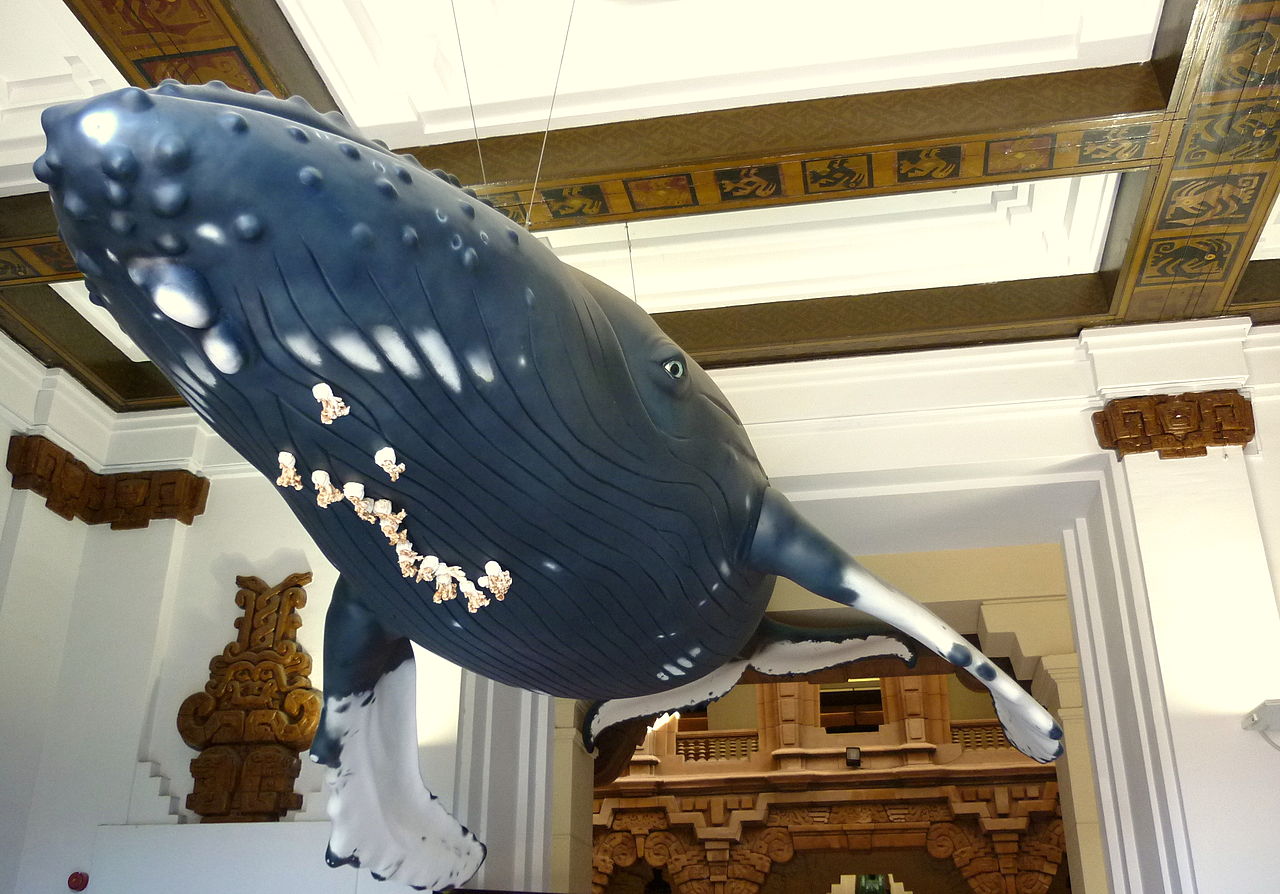 Whale In Entrance Of Science Museum Seville