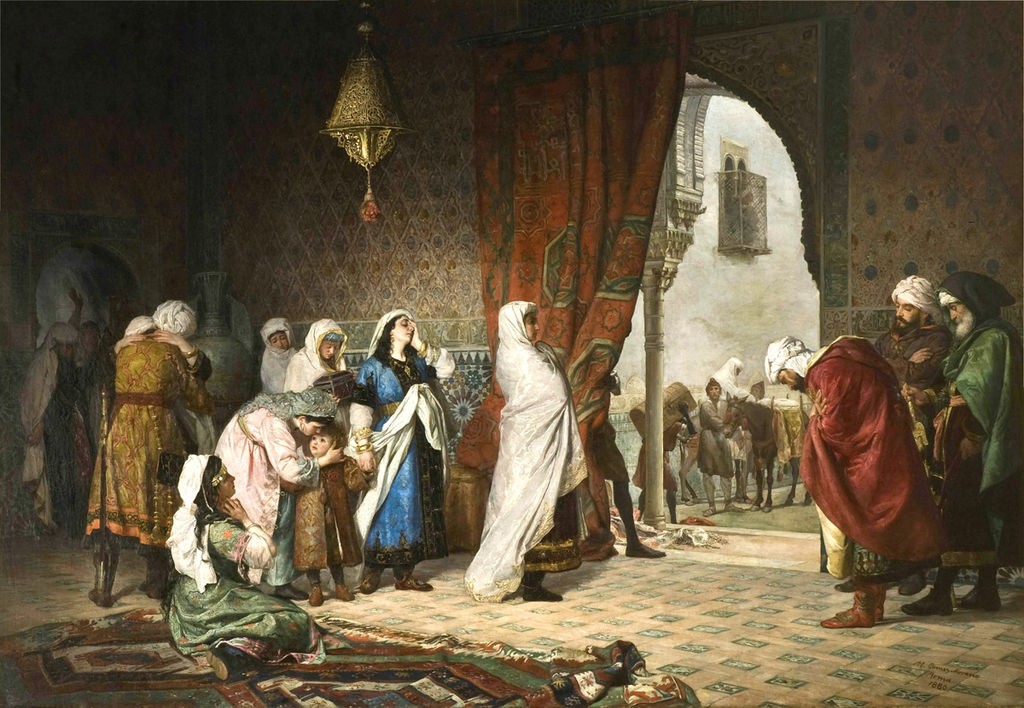 Departure of the Boabdil family from the Alhambra