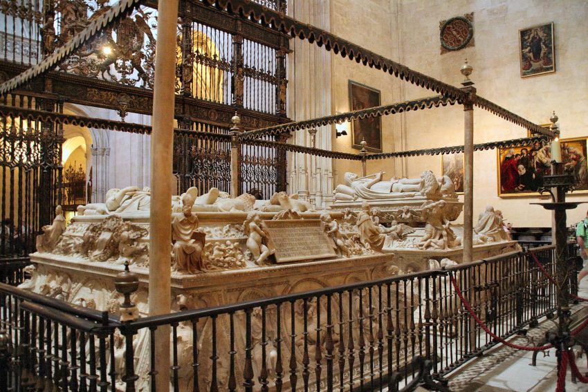 Tombs of the catholic monarchs at the Royal Chapel of Granada