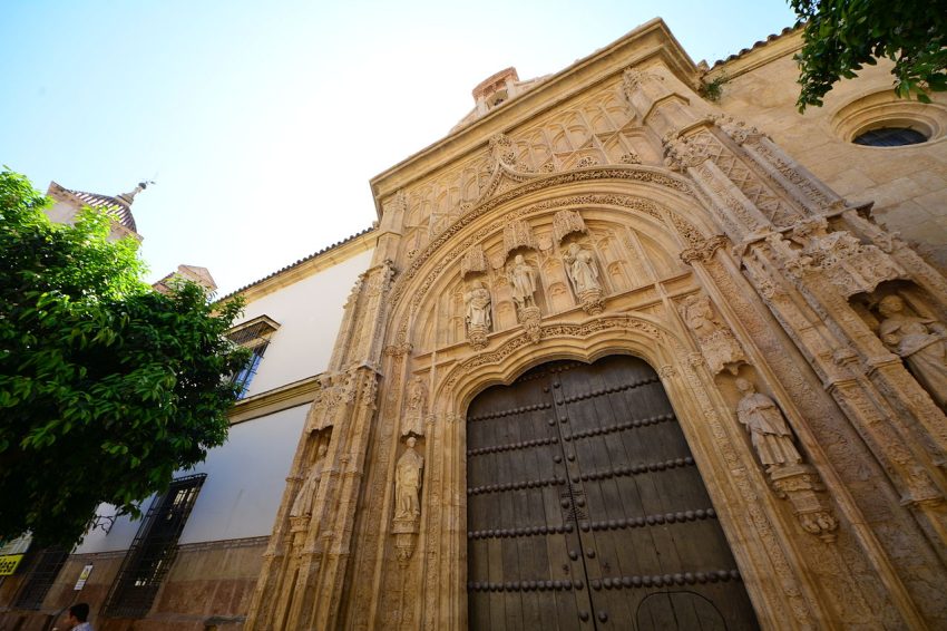 Facade of Hospital de San Sebastian Cordoba