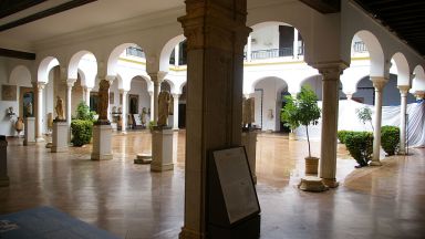 Patio Of Museo Arqueologico Y Etnologico De Cordoba, Spain