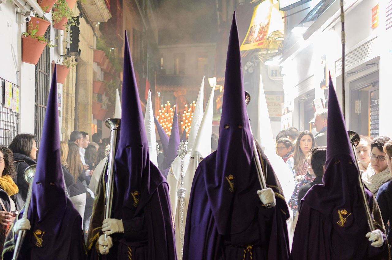 Procesion Del Calvario En Cordoba Espana