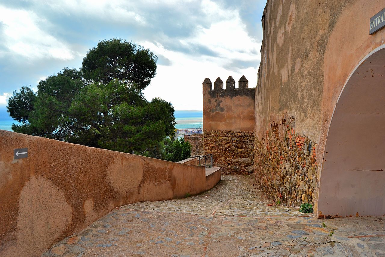 Entrance Of Castillo De Gibralfaro Malaga