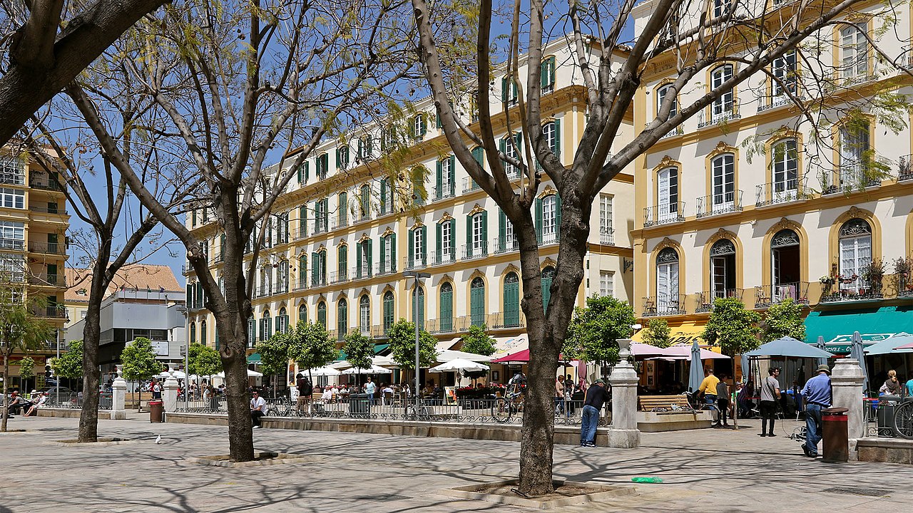 Spain   Malaga Plaza De La Merced