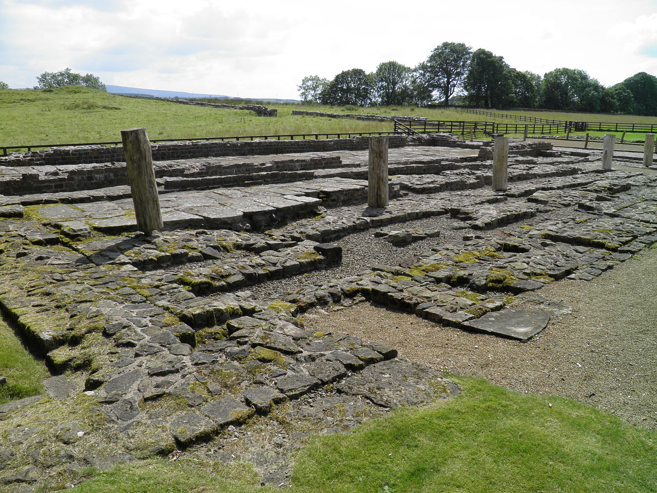 Birdoswald Roman Fort Hadrians Wall