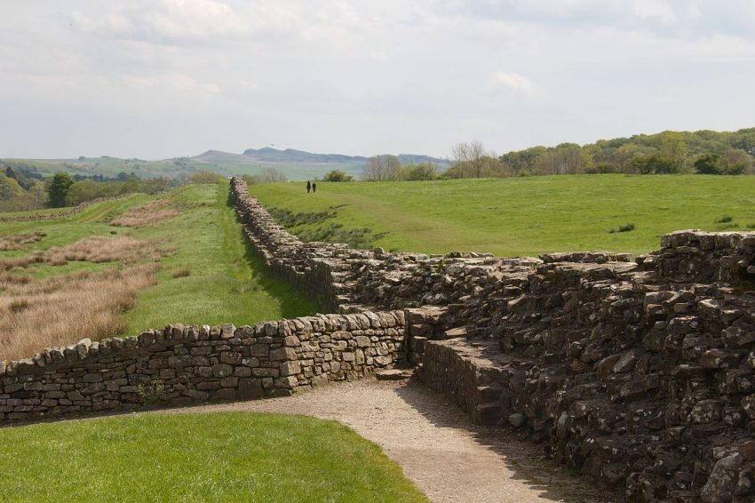 Hadrians Wall at Birdoswald