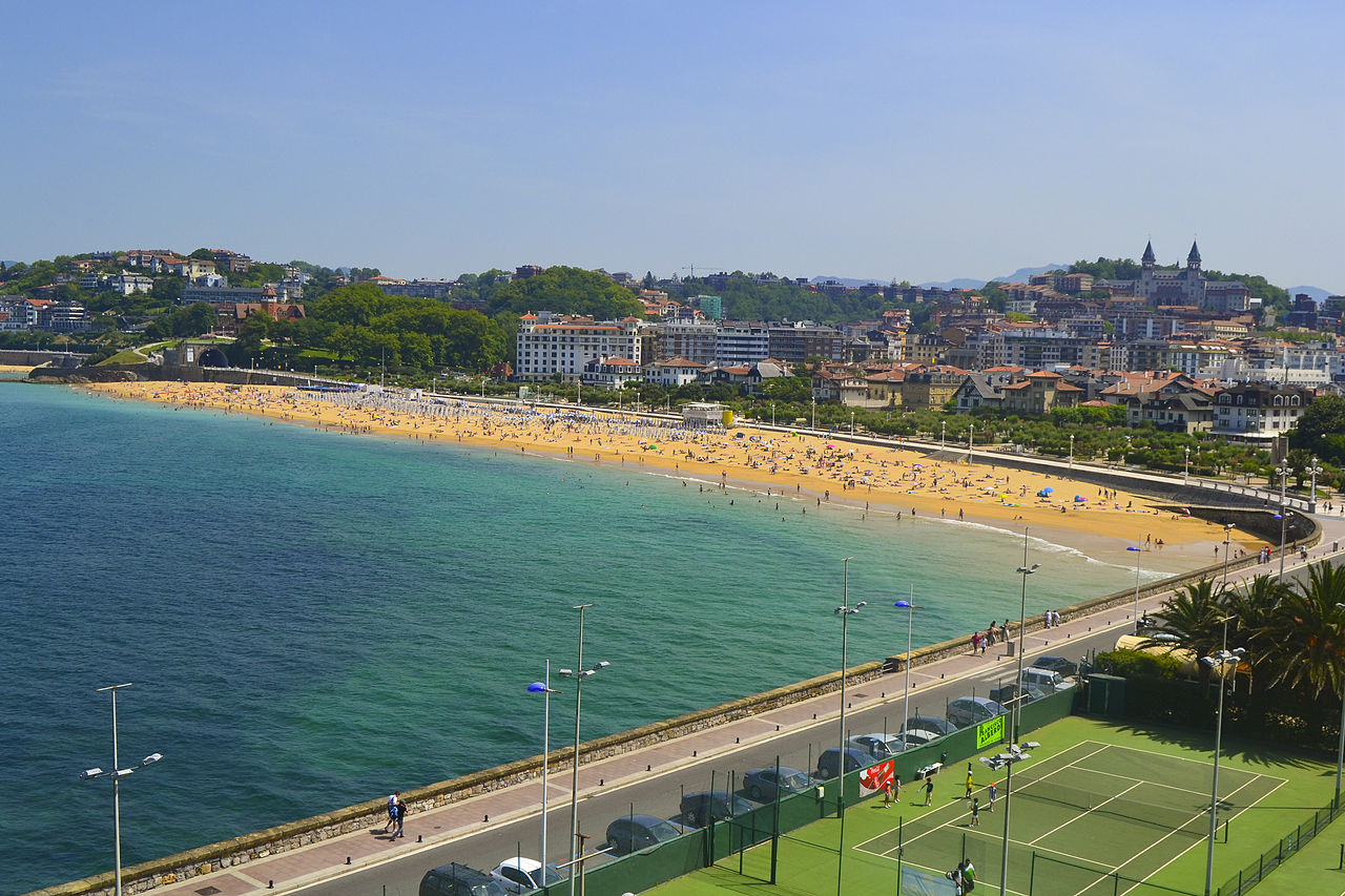 Ondarreta Beach San Sebastian Spain