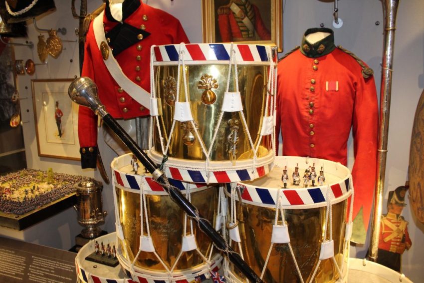 Side drums of the 34e Regiment Infanterie