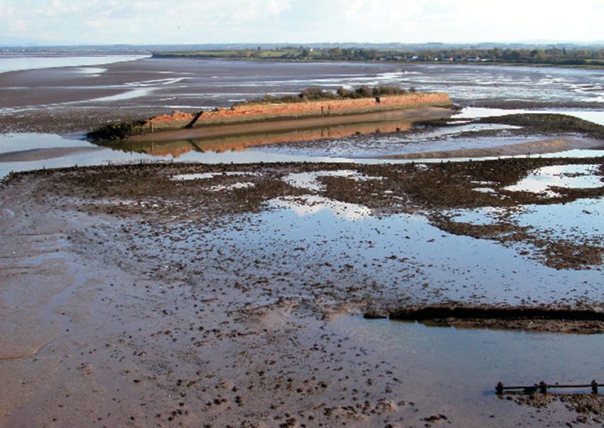 Old Harbour Wall Port Carlisle Cumbria 1
