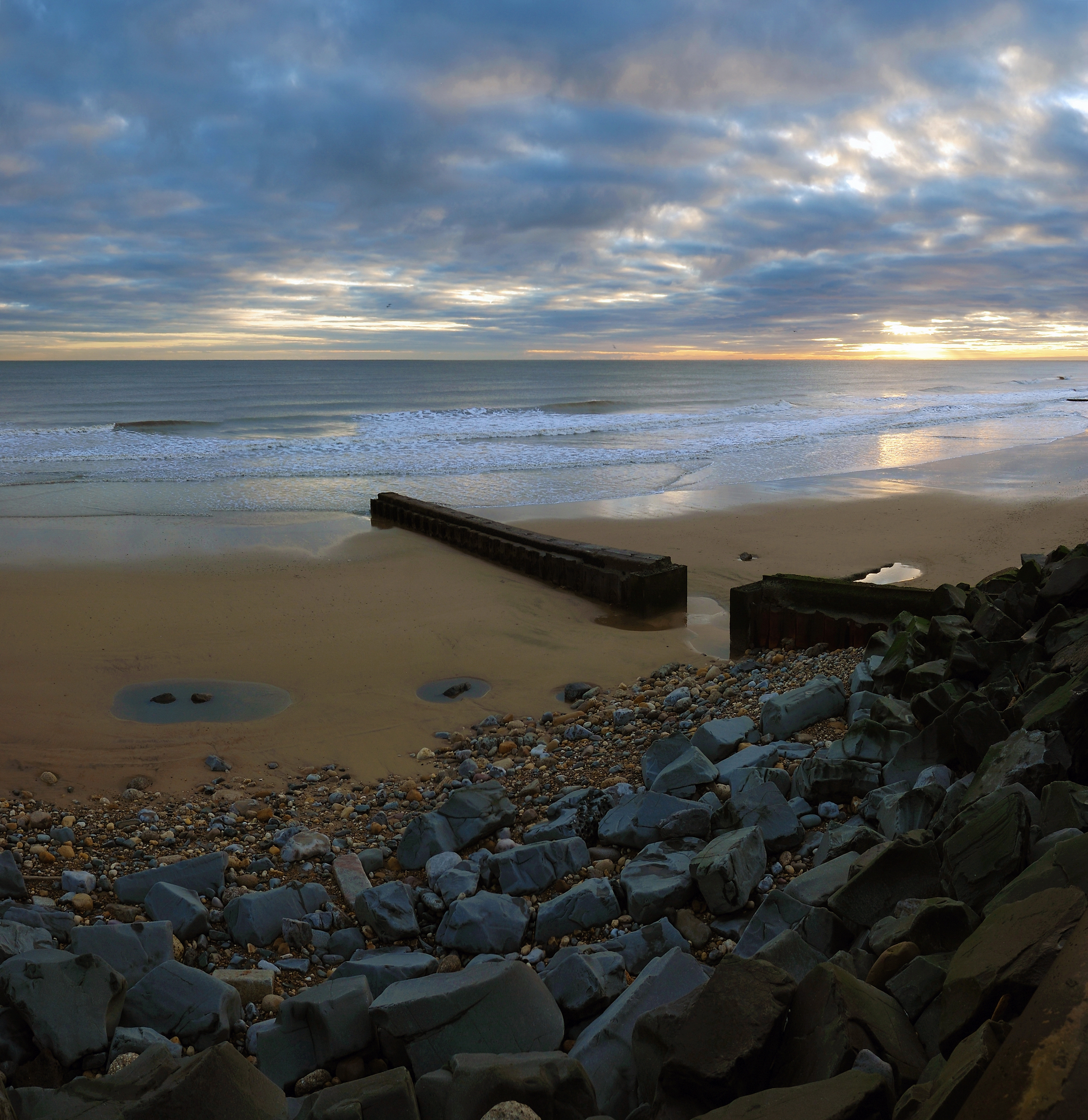 Panoramic View Of Hendon Beach