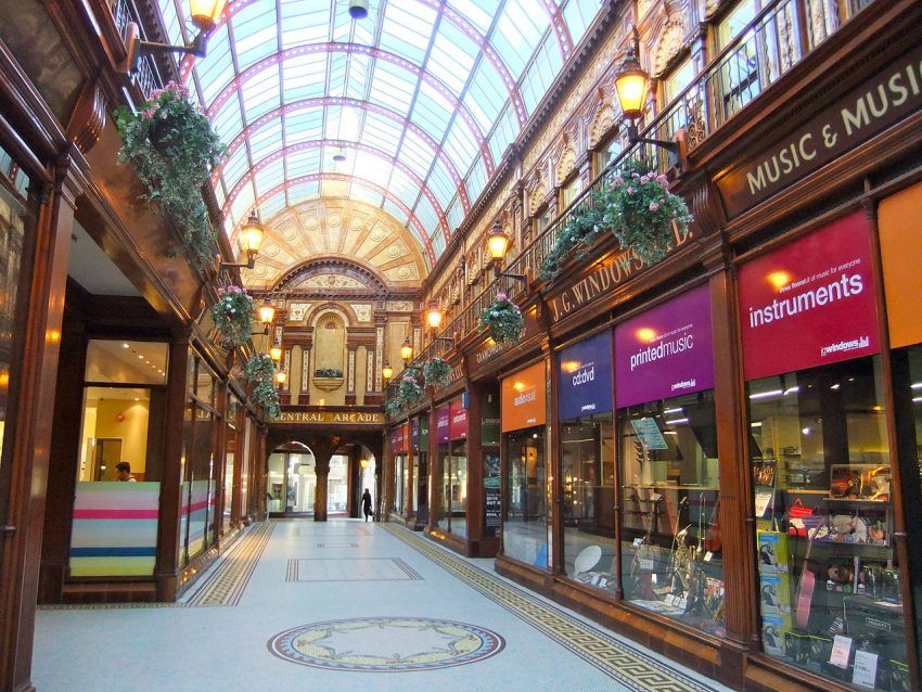 Shops in Central Arcade Newcastle upon Tyne