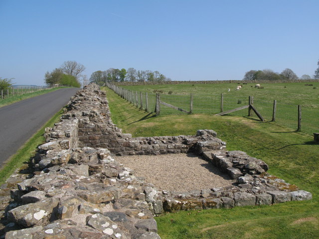 Hadrians Wall And Turret 49b Birdoswald