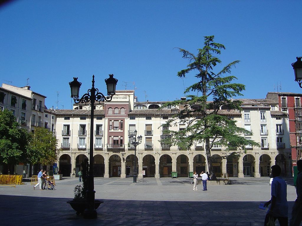 Plaza Del Mercado En Logrono