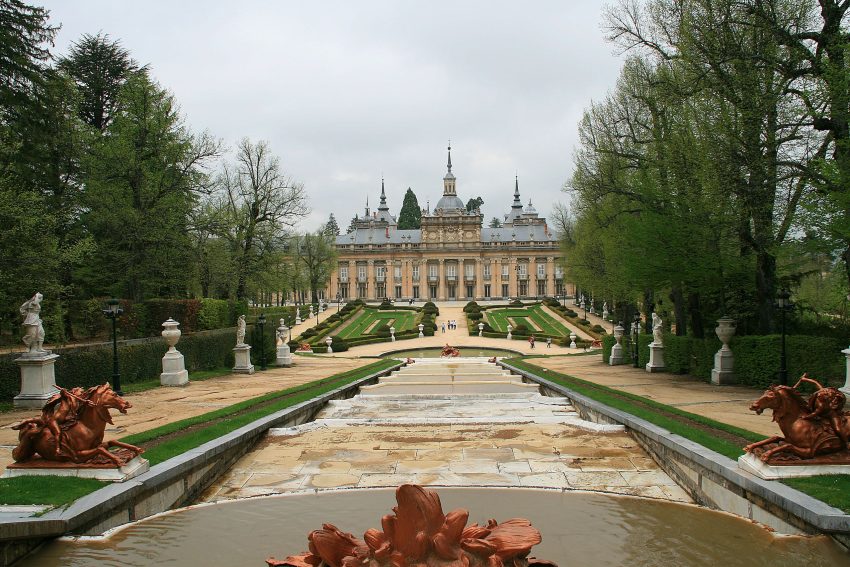 Palacio y Jardines de la Granja vista frontal