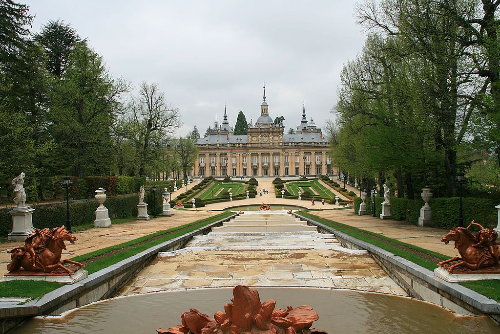Palacio Y Jardines De La Granja Vista Frontal