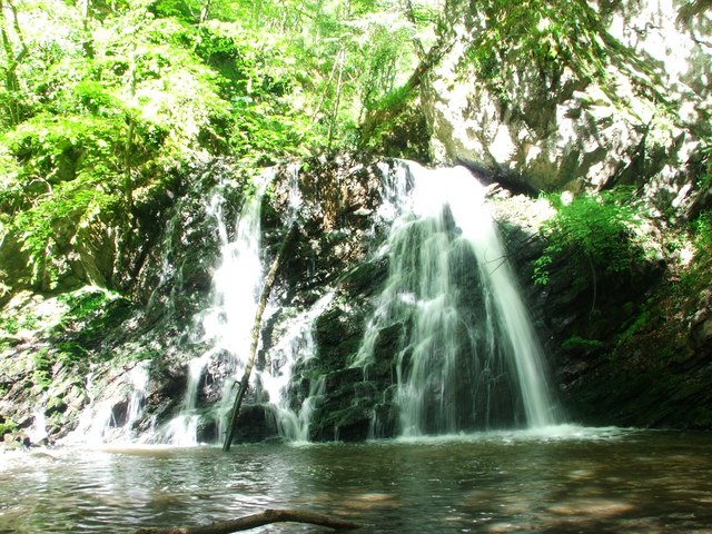 Waterfall In Fairy Glen