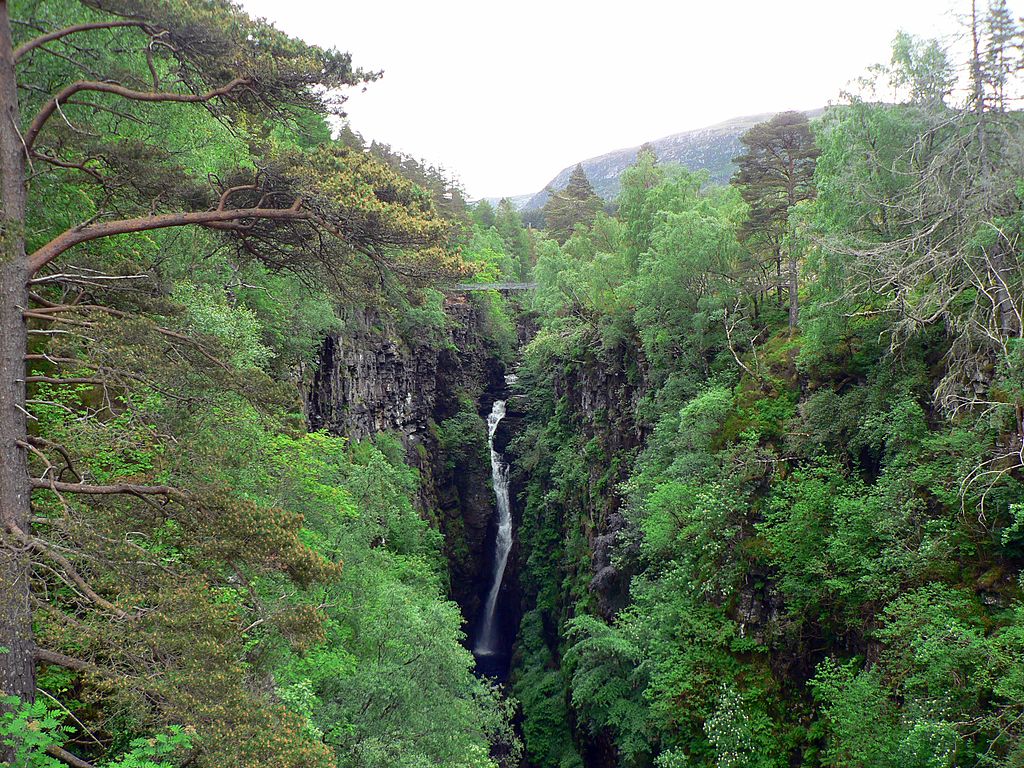 Scotland Corrieshalloch Gorge Waterfall