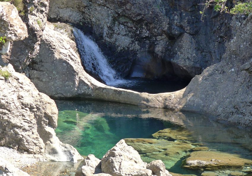 The Fairy Pools Skye. Underwater Arch