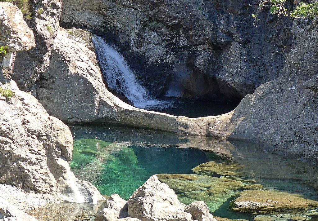 The Fairy Pools Skye. Underwater Arch