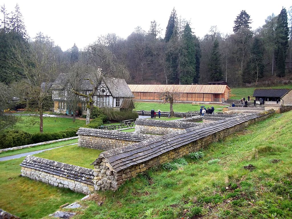 Chedworth Roman Villa 2012 View From Northeast