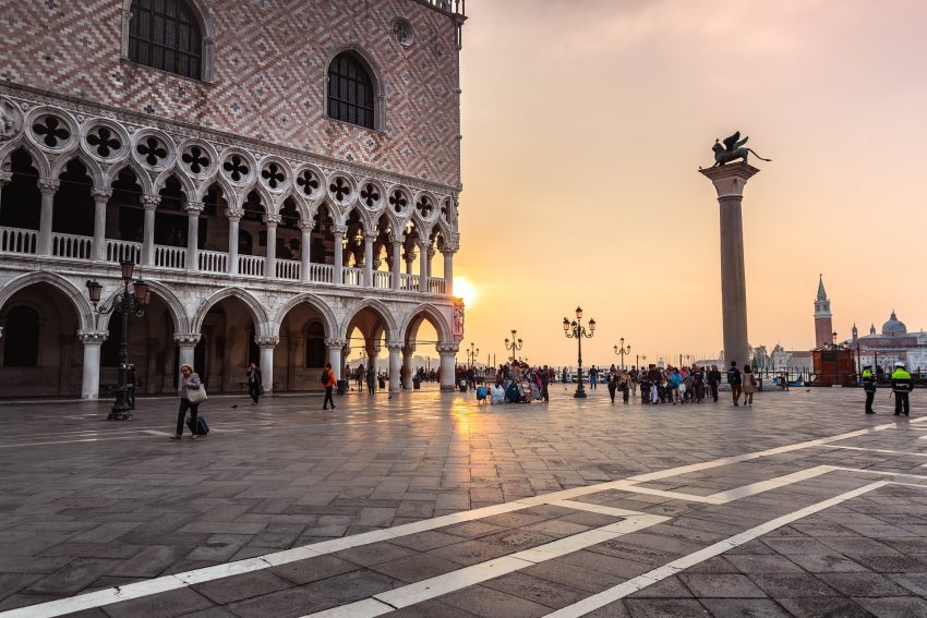 Doges Palace in Venice Italy