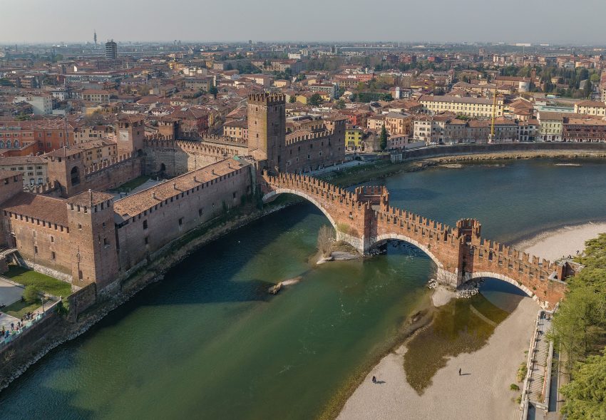 Italy Verona Ponte Scaligero