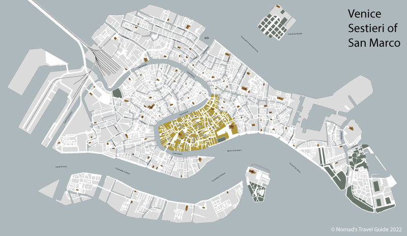 Venice San Marco Map