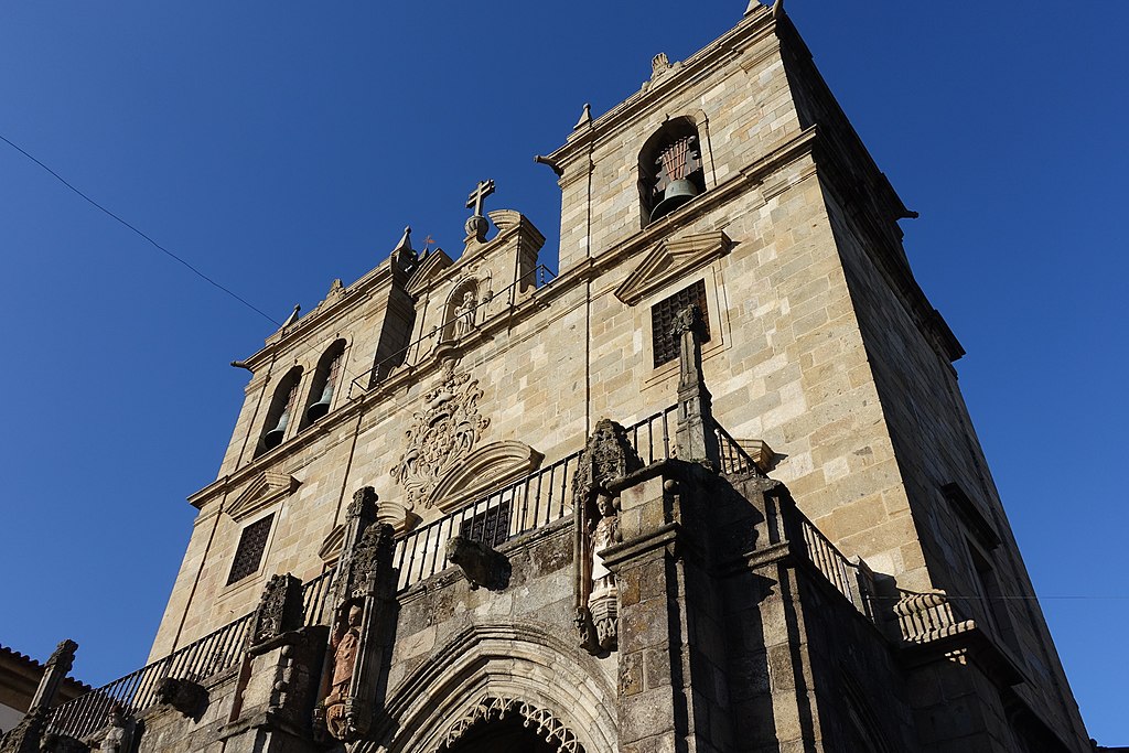 Main Facade Of Braga Cathedral