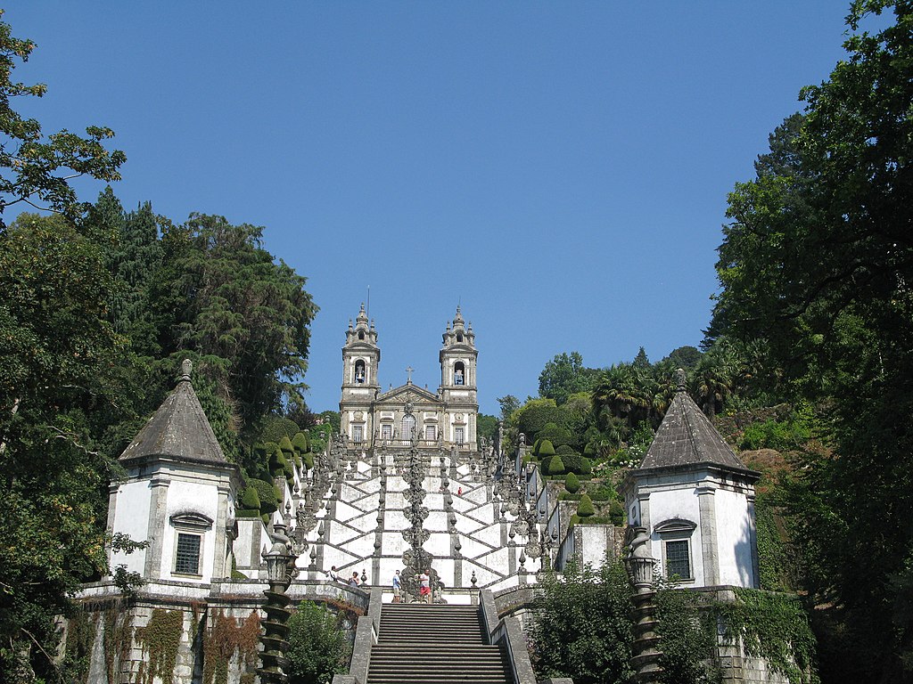 Sanctuary Of Bom Jesus Do Monte In Braga