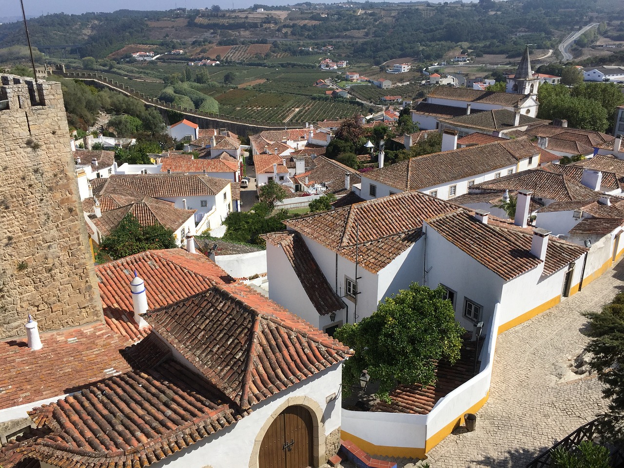 Village Of Obidos Portugal