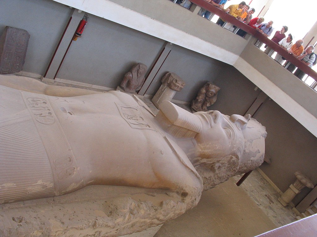 Ramses II Colossal Statue In Memphis