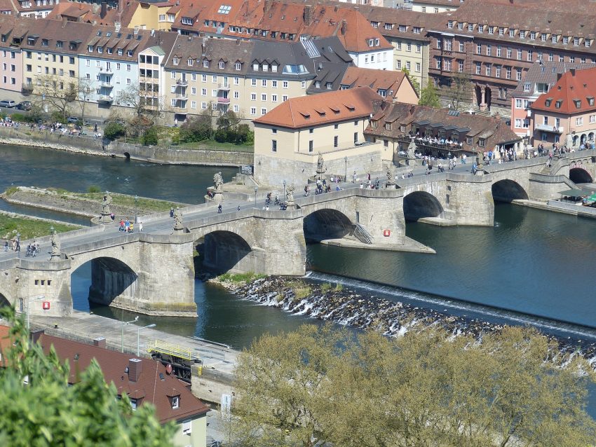 Old Main Bridge Alte Mainbrucke Wurzburg