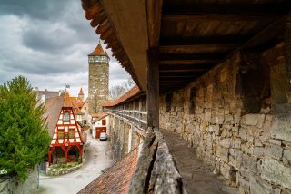 Rothenburg city walls