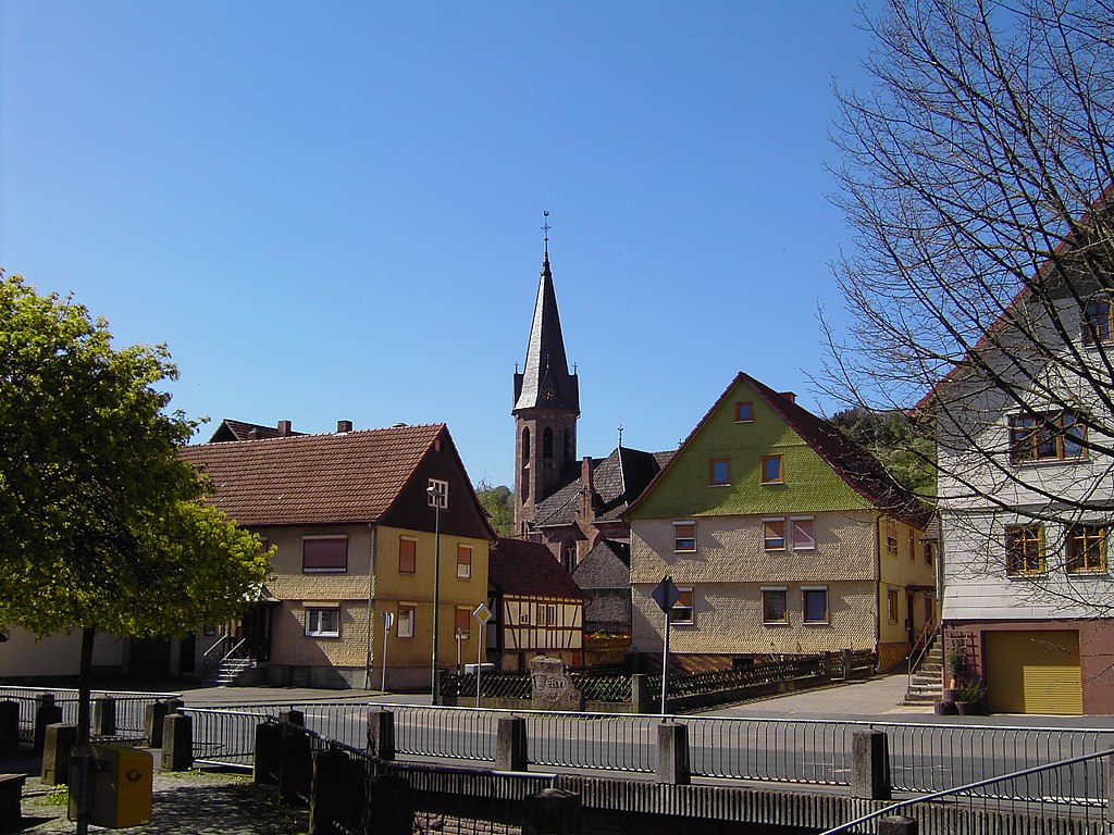 Schluchtern Elm Dorfmitte