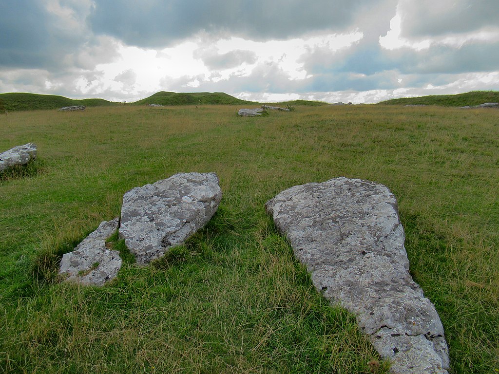 Arbor Low Stone Circle Interior View Of Stones